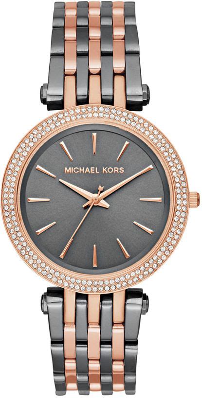 michael kors mk3584|Women's Michael Kors Darci Crystallized Grey Watch .